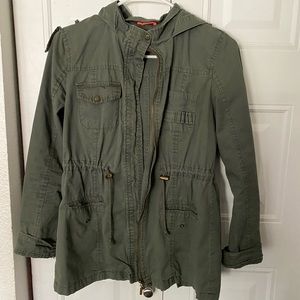 green combat jacket